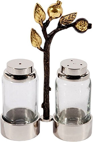 Salt & Pepper Shakers - Glass - Pomegranates