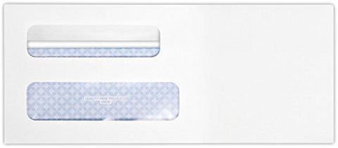 #8 5/8 Double Window Envelope (3 5/8 x 8 5/8) - 24lb. White with Redi-Seal (50 Qty)