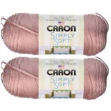 Caron Simply Soft Yarn - Solid Victorian Rose 315 Yards 6 OZ