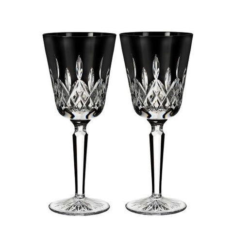 Lismore Black Goblet 8.5 oz Set/2 (not in pricelist)