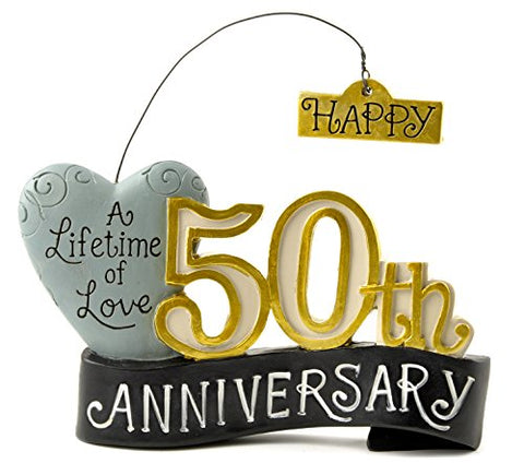 Happy 50Th Anniversary Banner, 5in L x 4.50in H