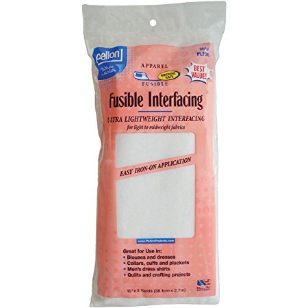 Pellon Basic Fusible Interfacing for Lightweight Fabrics 15in x 3yds