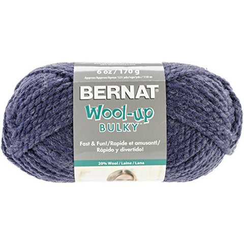 Bernat Wool-up Bulky Yarn Denim 121 Yards 6 OZ