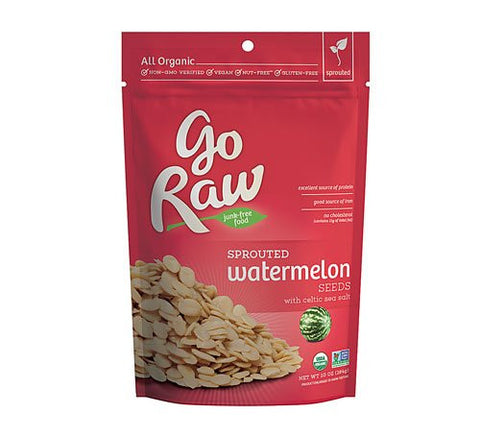 GO RAW Sprouted Seeds Watermelon, 10 oz