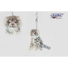 Snow Leopard Keychain