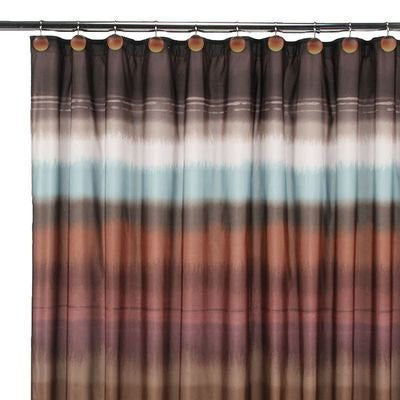 Jessen Stripe fabric shower curtain