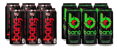 VPX Bang RTD Power Punch 16oz and Sour Heads 16oz