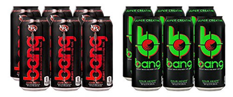 VPX Bang RTD Power Punch 16oz and Sour Heads 16oz