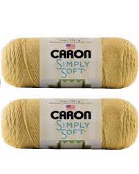 Caron Simply Soft Yarn - Solid Autumn Maize 315 Yards 6 OZ