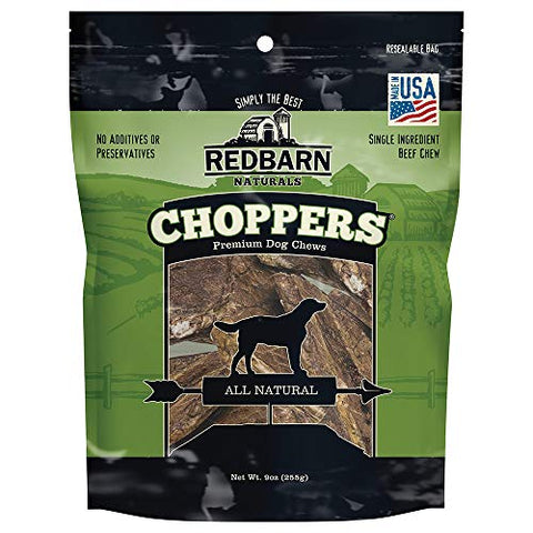 REDBARN PET PRODUCTS, LLC REDBARN NATURALS CHOPPERS CHEW BAGGED BEEF 9 OZ
