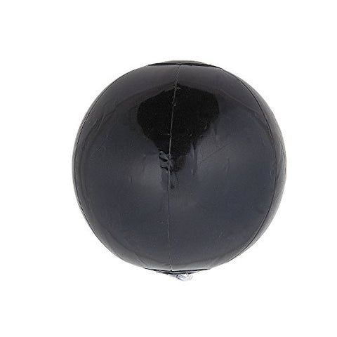 Vinyl Inflatable Black Mini Beach Balls - 12 pcs