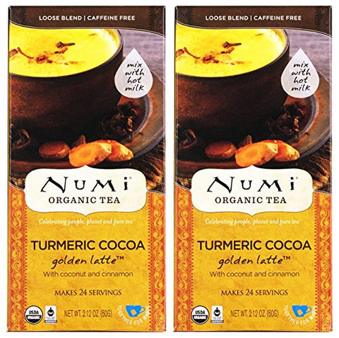 TURMERIC COCOA LOOSE LEAF TEA - TURMERIC LATTE 24-SERVING BOX