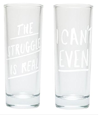 The Struggle is Real/I Can’t Even (Set of 2), Size: 2.5 oz.