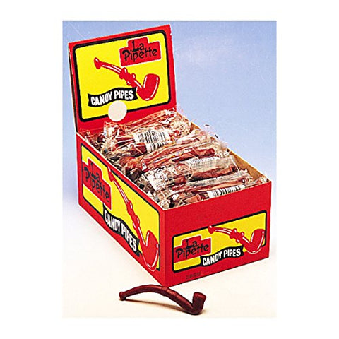 La Pipette Licorice Pipes Red, .6 Oz
