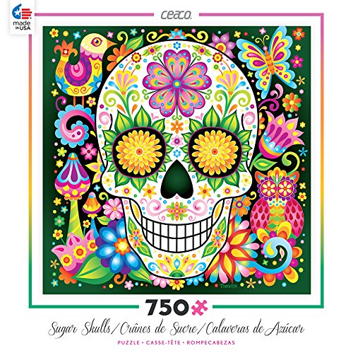 Ceaco 750 Piece Sugar Skulls Assortment , Jardin