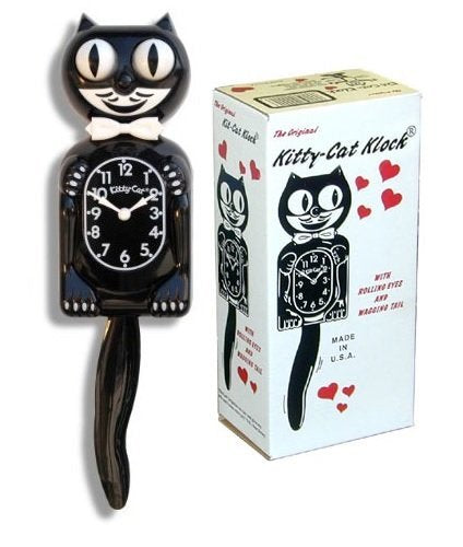 Kitty-Cat (3/4 size) Klock Editions Black Kitty-Cat - 12.75"