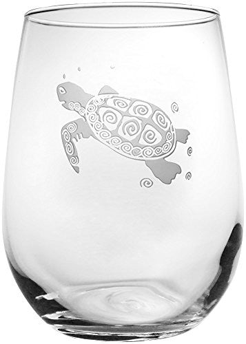 Sea Turtle Stemless Wine, 17oz