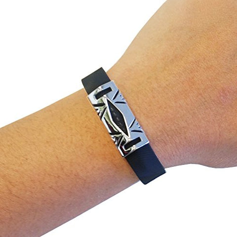 The HAYDEN Unisex Cover for Fitbit Flex 2 in Silver