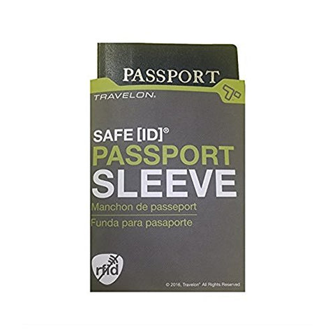 RFID Blocking Passport Sleeve - Gray