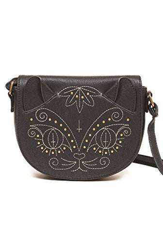 Studded Cat With 3D Ears Crossbody Bag