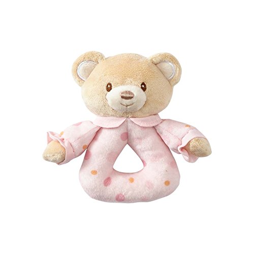 Enesco Begin Pink Bear Rattle