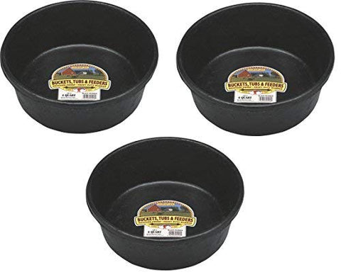 Miller Mfg Co Inc - Feed Pan, Rubber, 4 qt
