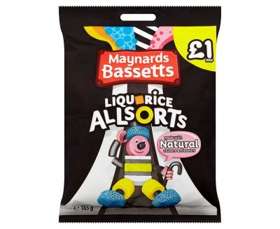 Bassetts Liqorice Allsorts 165g