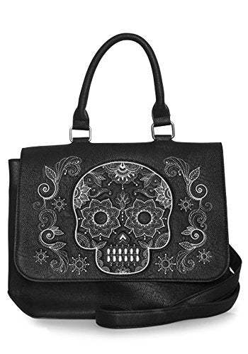 Sugar Skull Messenger Bag