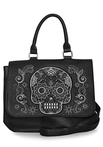 Sugar Skull Messenger Bag
