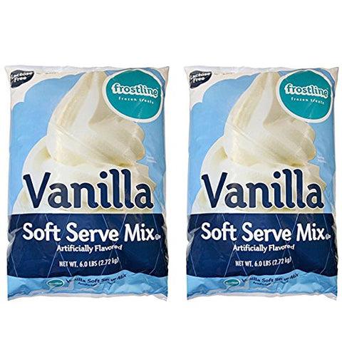 Frostline Soft Serve Mix 6 lbs - Vanilla