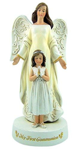Joseph Studio 7.75"H Communion Angel With Girl Statue