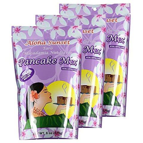 Aloha Sunset Taro Mac Nut Pancake Mix - 6 oz