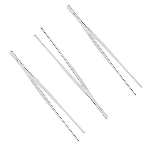 Kuchenprofi Stainless Steel Tweezer Tongs, 12"
