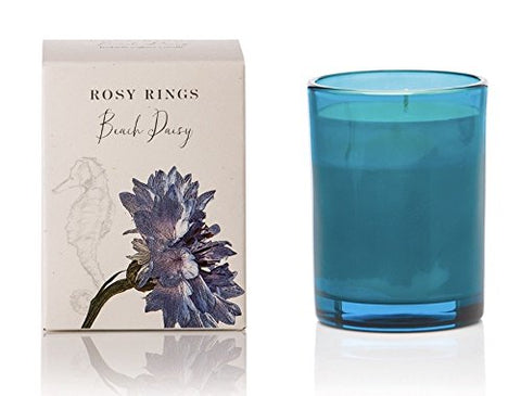 Botanica Glass Candle, Beach Daisy (Blue)