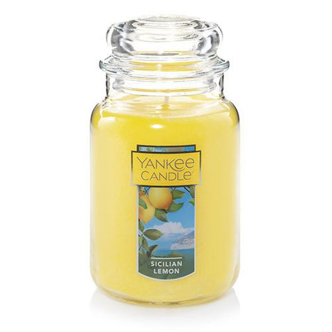 Candles, Large Jar, Sicilian Lemon, Spring, 22 oz
