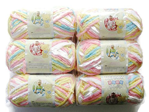Bernat Baby Blanket Yarn Pitter Patter 72 Yards 3.5 OZ