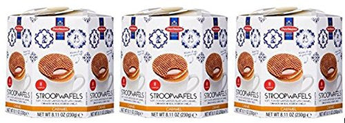 Daelmans Stroopwafels, Hex, Caramel, 8.1 oz