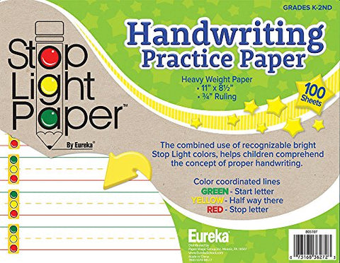 Stop Light Paper 100ct Practice Paper