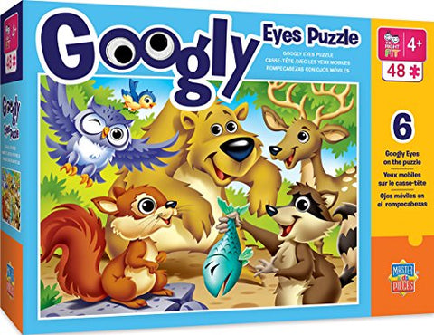 Googly Eyes 48pc - Woodland Animals, 10.5" X 8" X 2.25"