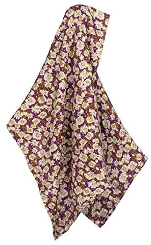 Bamboo Swaddle  47″ x 47, Purple Floral