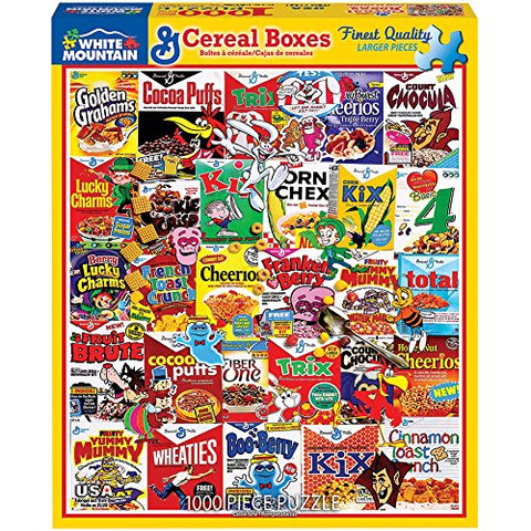 General Mills Favorite Cereal Boxes 1000 Piece Jigsaw Puzzle