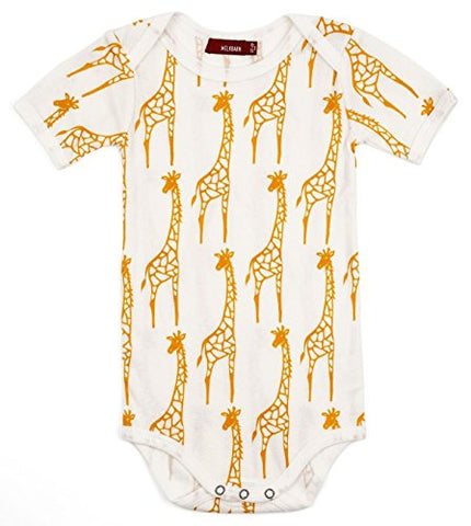 Short Sleeve One Piece, Rose Elephant- 12-18M