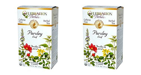 Celebration Herbals - 24 bag Parsley Leaf Tea Organic