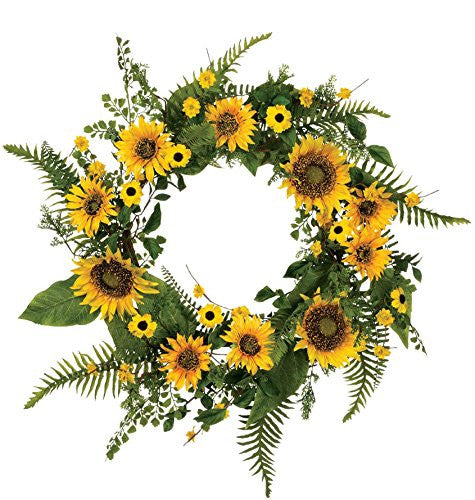 22" SUNFLOWER WREATH
