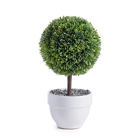 Jardin 10" Potted Faux Topiary - Boxwood Ball
