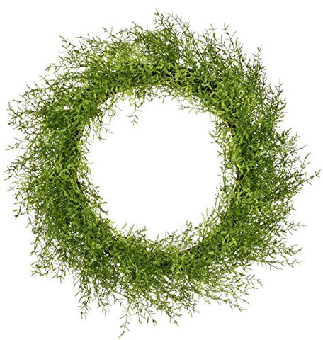 23" FEATHER FERN WREATH