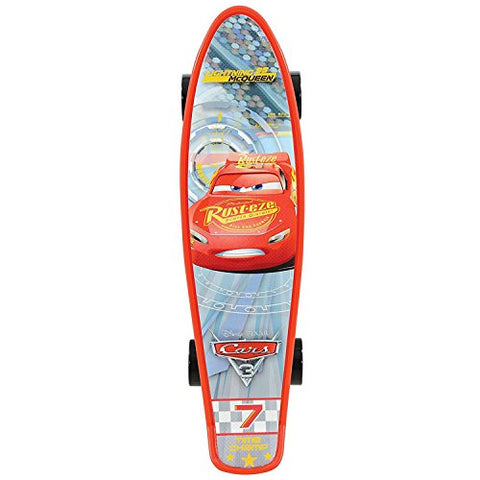 Disney Cars 3 Cruiser Skateboard (M02243) - 55cm x 14cm, Red