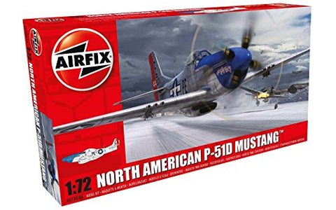 Airfix- North American P-51D Mustang 1:72, L136xW157mm