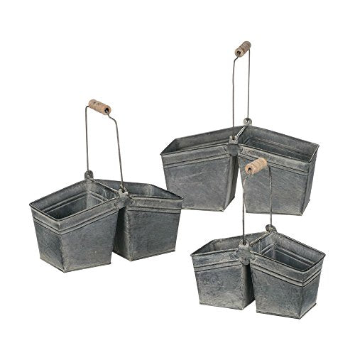 6.5"-9.5" DOUBLE POT (SET 3)