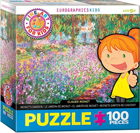 Monet's Garden - Claude Monet 100 pc 8x8 inches Box, Puzzle